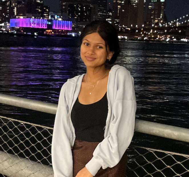 Photo of Vipra Bindal, the Vice President of the ML Club this year.